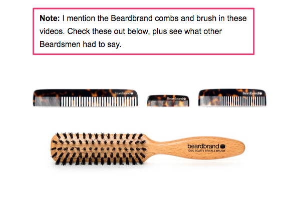 Bandholz Mentions Beardbrand_s Combs in The Footer of One Email