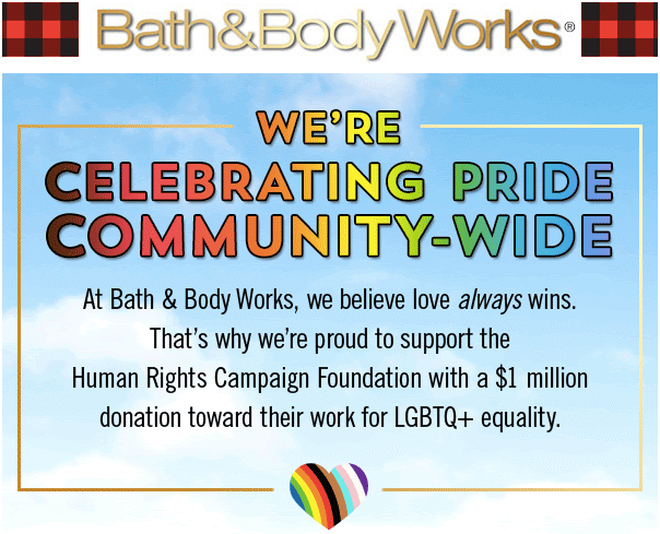 Bath _ Body Works Pride Month Email