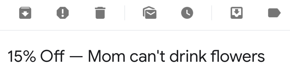 Bean Box Subject Line