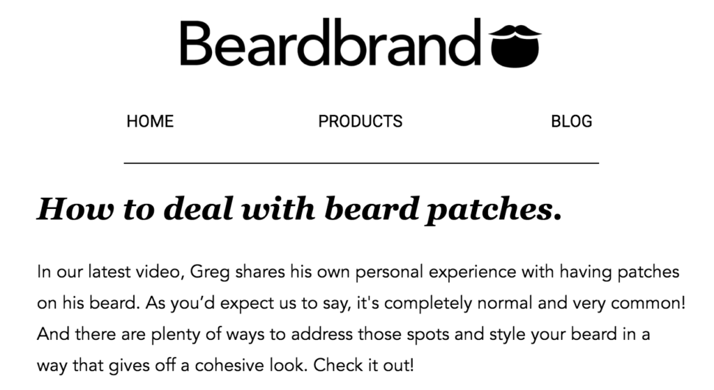 Bearbrand Email Excerpt