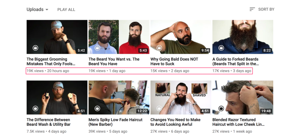 Beardbrand Post Daily Videos