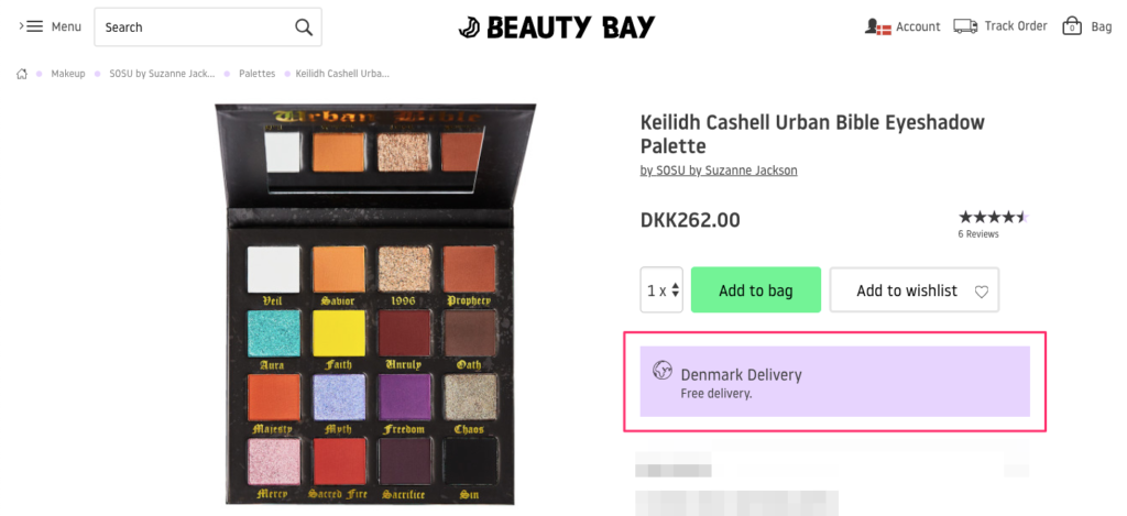 Beauty Bay Free Delivery