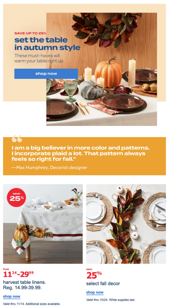 Bed Bath _ Beyond Thanksgiving Inspiration Email