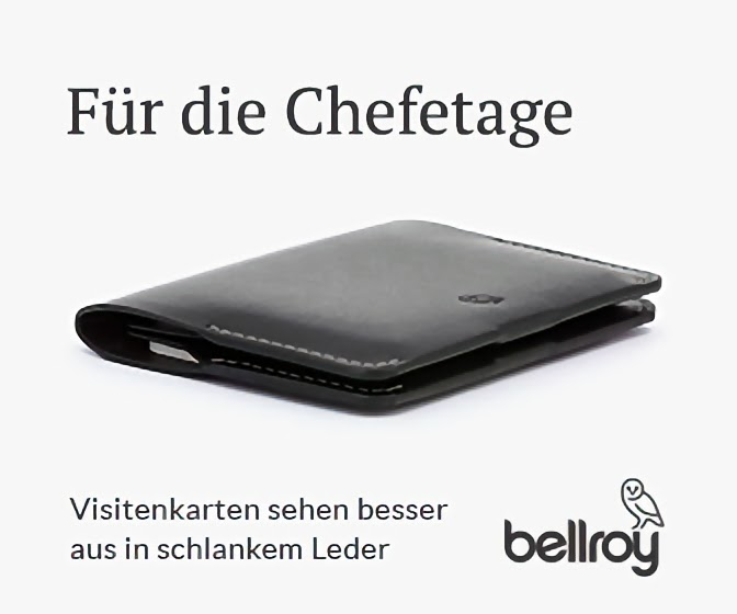 Bellroy German Ad
