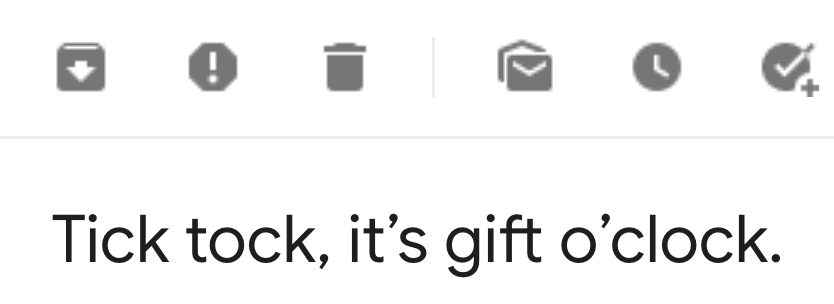 Bellroy Holiday Subject Line