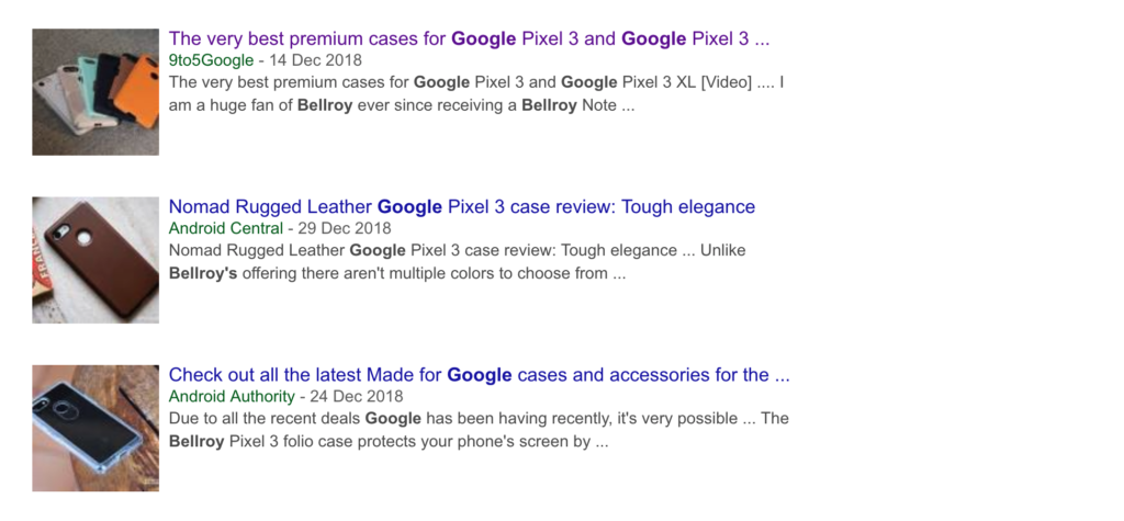 Bellroy in Google News