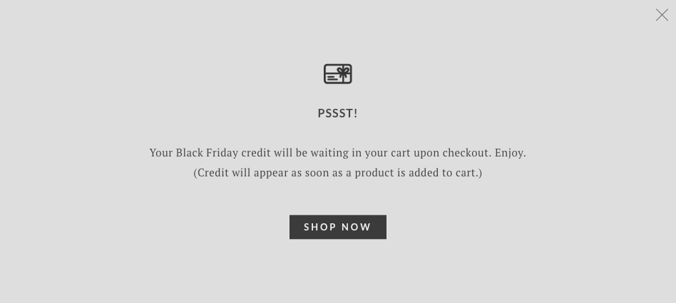 Bellroy_s Black Friday Email CTA