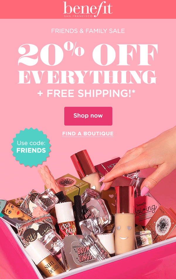 Benefit Exclusive Offer Email