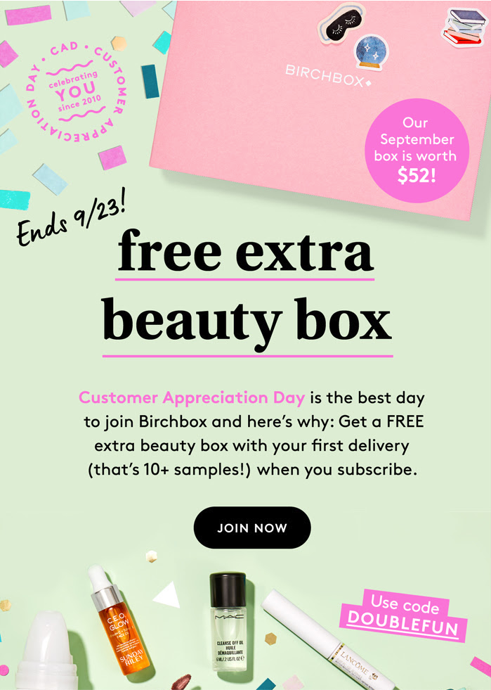 Birchbox Engagement Email