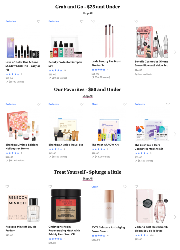 Birchbox Holiday Marketing 2