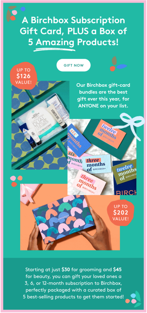 Birchbox Holiday Marketing 3