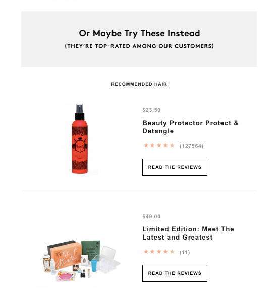 Birchbox Product Recommendation