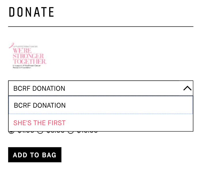 Bobbi Brown Donation Options