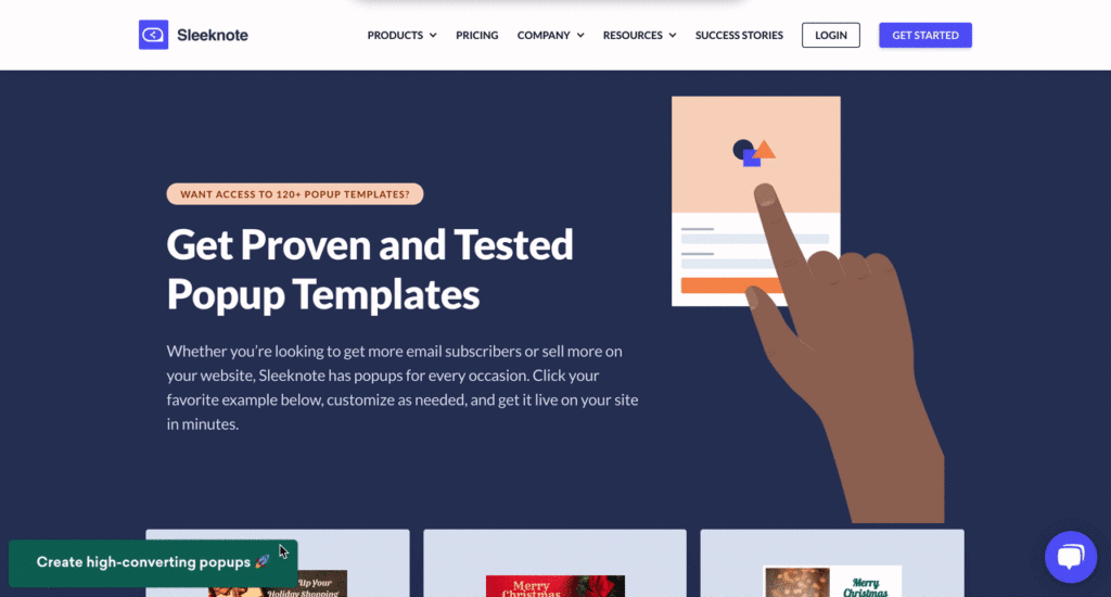 Book a Demo on Popup Examples
