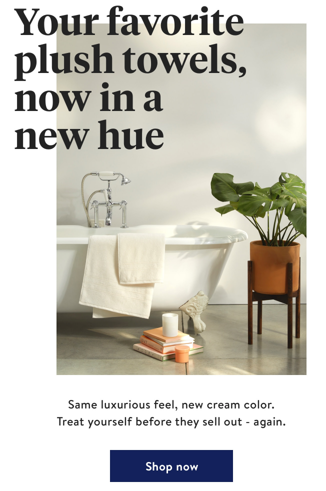 Brooklinen Product Launch Email