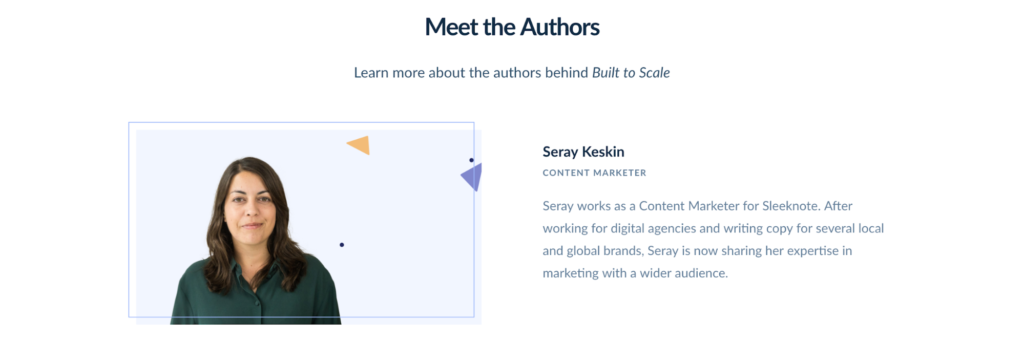 Built to Scale Authors