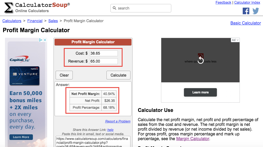 Calculator Soup