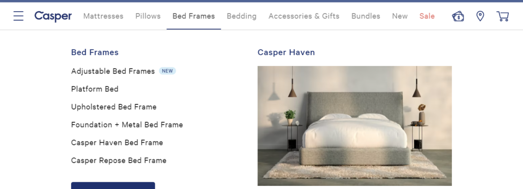 Casper Mattress Product Range