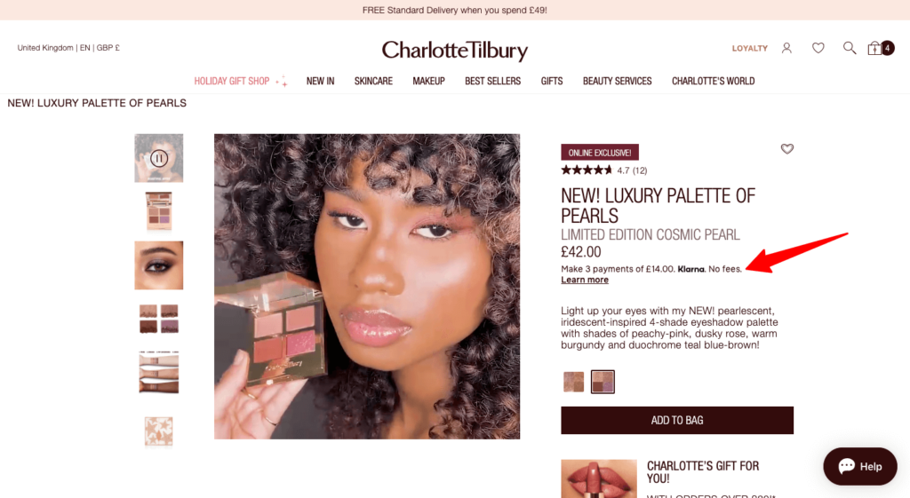 Charlotte Tilbury Product Page