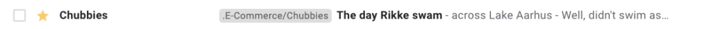 Chubbies Email Subject Line 2