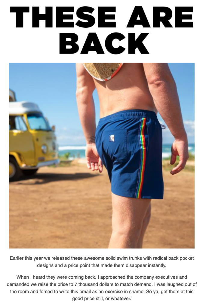Chubbies Funny Email 5