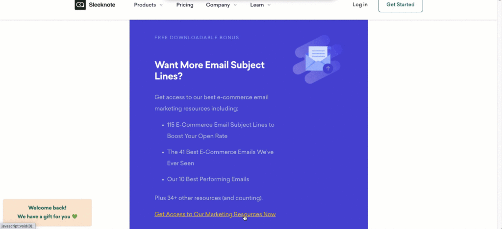 Click-Trigger Popup Example
