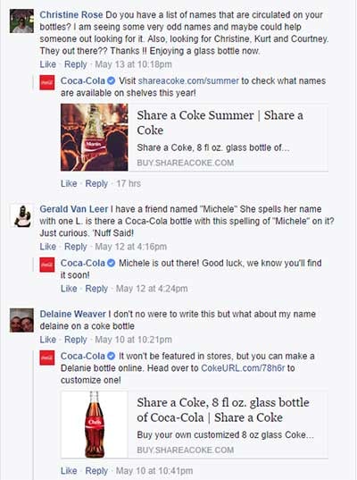 Coca Cola Social Media Feedback