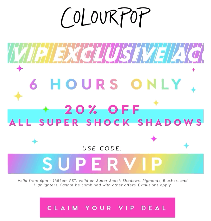 Colourpop Exclusive Access