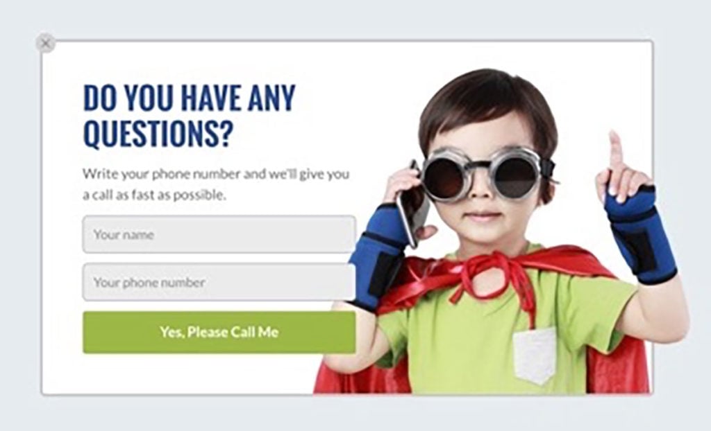 Contact Box Example