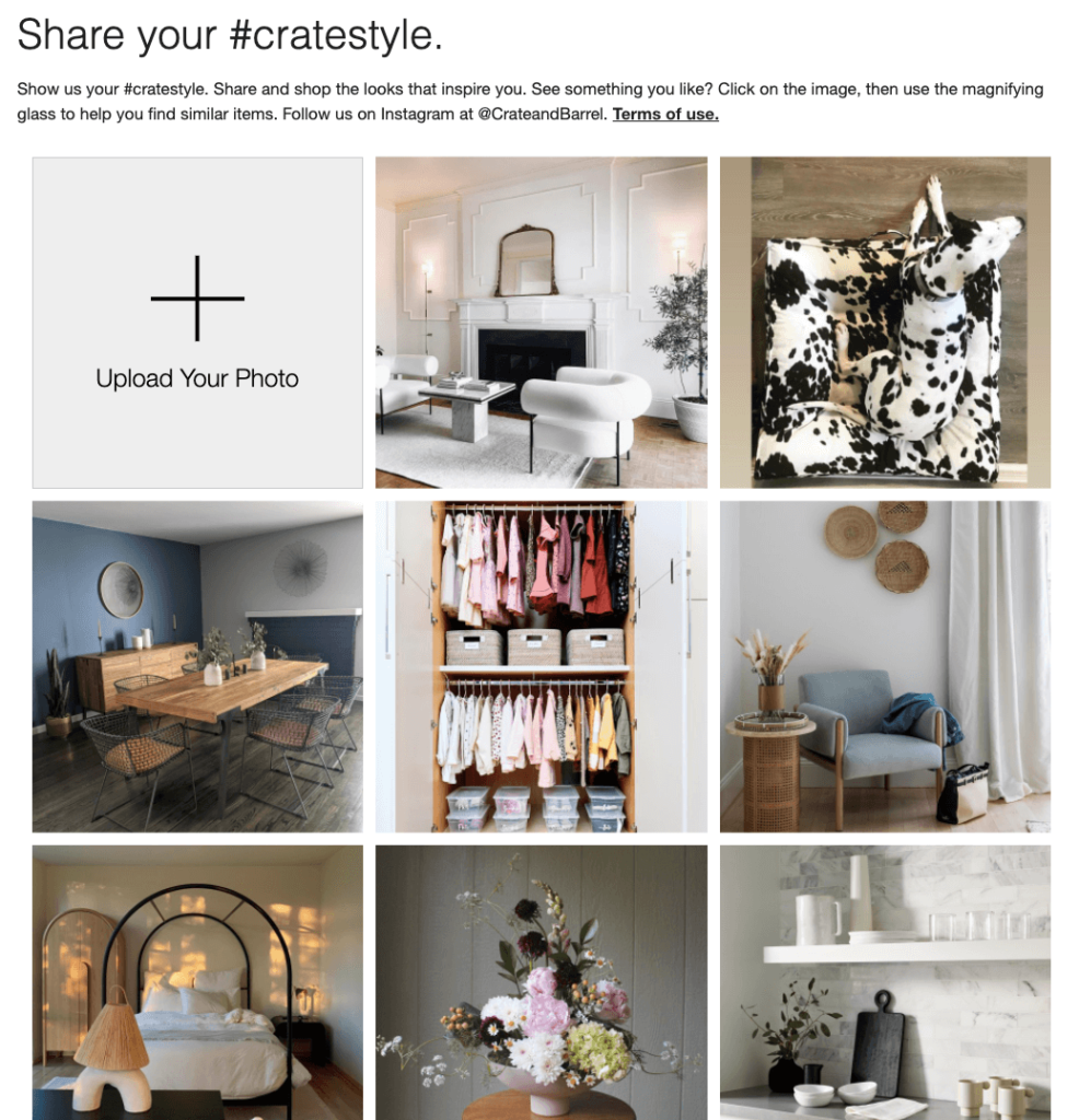 Crate _ Barrel Share Your Photo Competition