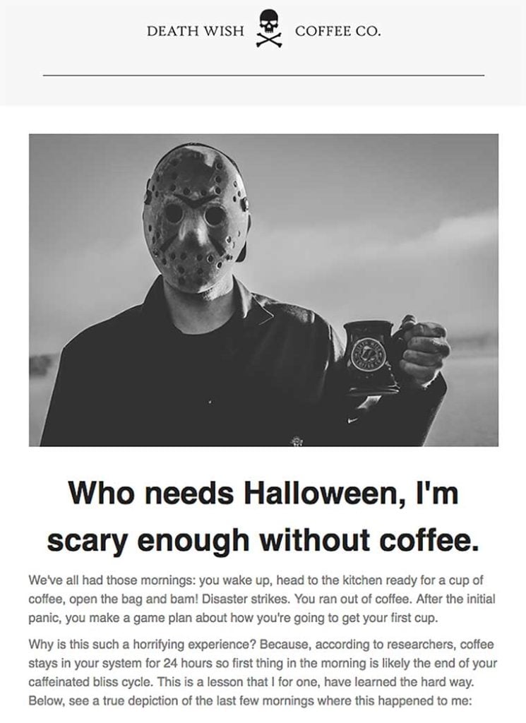 Death Wish Coffee Email