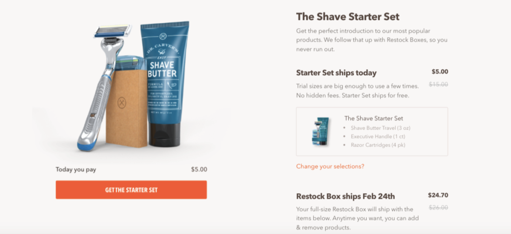 Dollar Shave Club_s Shave Starter Set