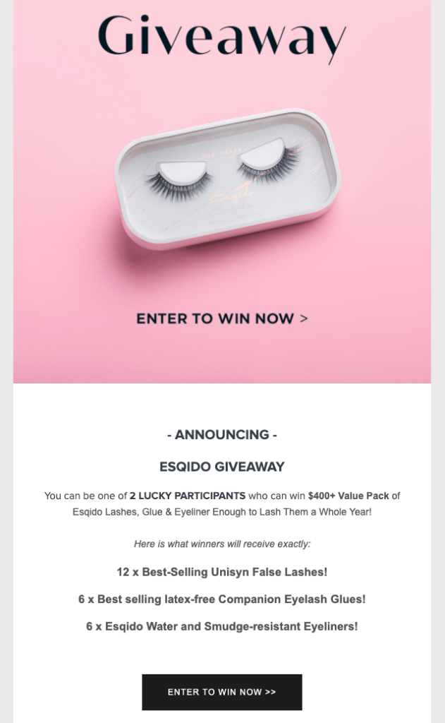Esqido Promotional Email