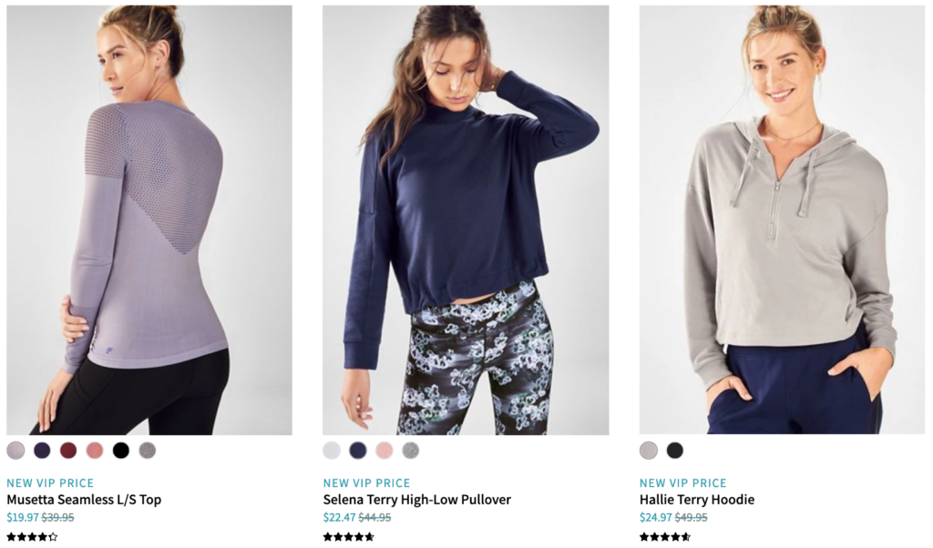 Fabletics Product Ratings