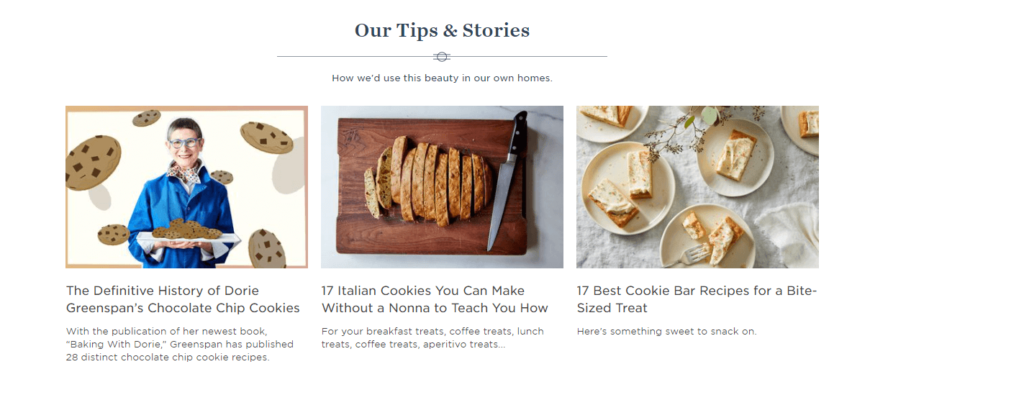 Food 52 Product Page