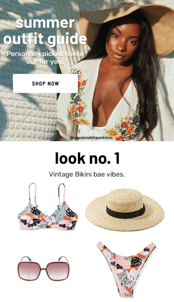 Forever 21 Summer Email