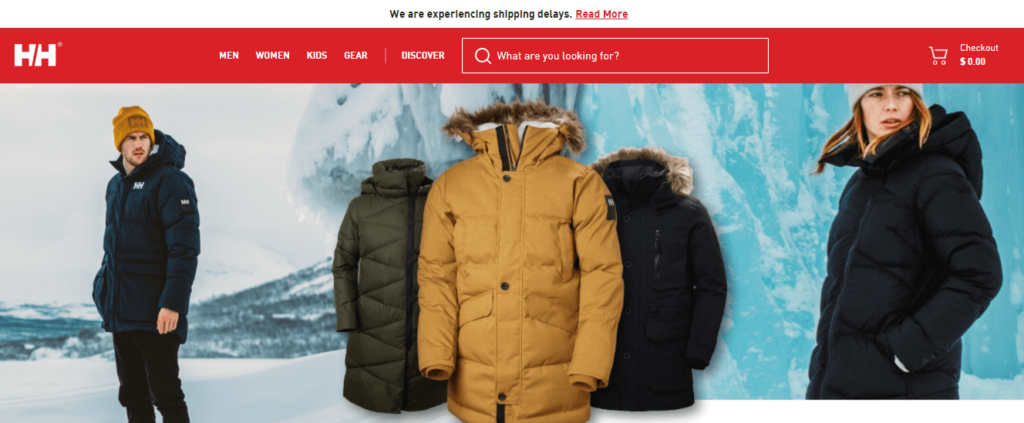 Helly Hansen Homepage