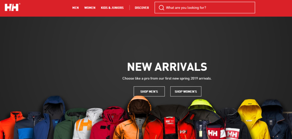 Helly Hansen Homepage