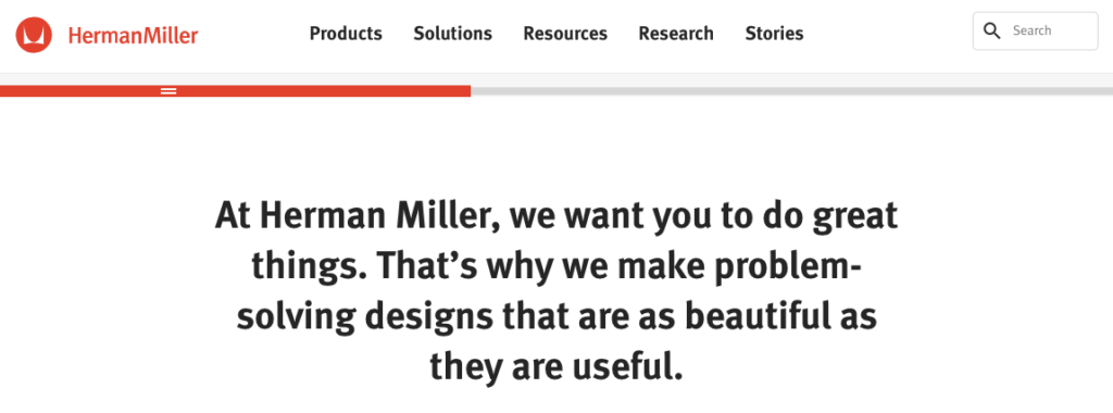 Herman Miller Value Proposition