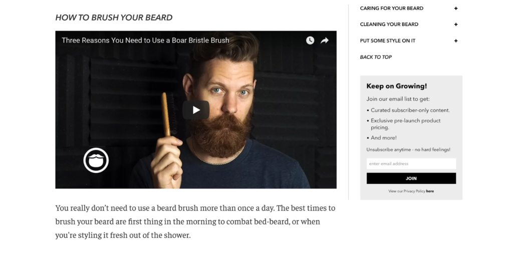 How to Brush Your Beard
