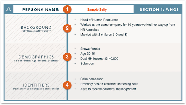 HubSpot Buyer Persona Template 1