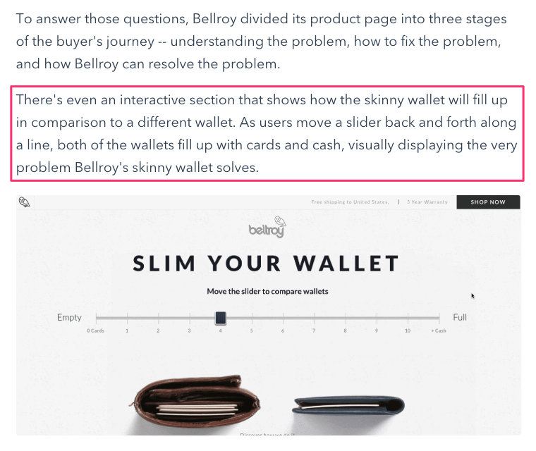 HubSpot Link to Bellroy