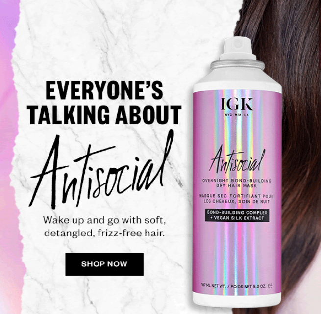 IGK Hair Email Subject Line 