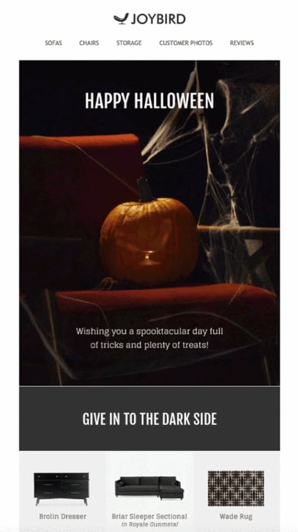 Joybird Email Example