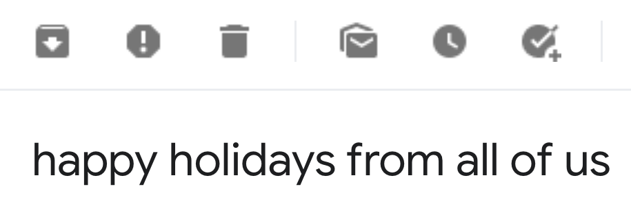 Kate Spade Holiday Subject Line