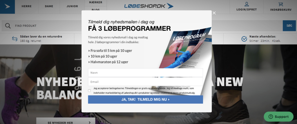 Løbeshop SleekBox 2