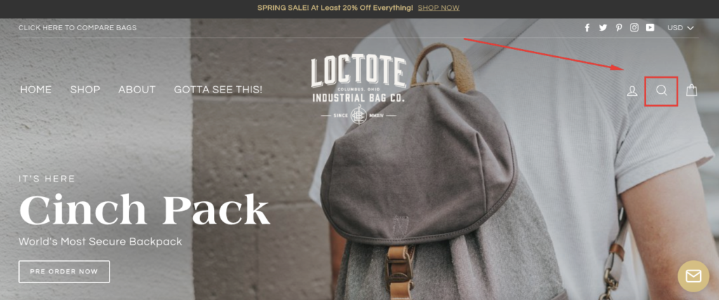 Loctote Homepage
