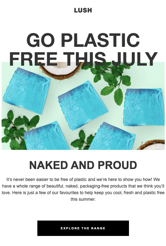 Lush Social Responsibility Email