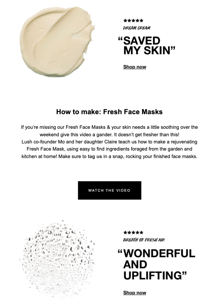 Lush Summer Email 2