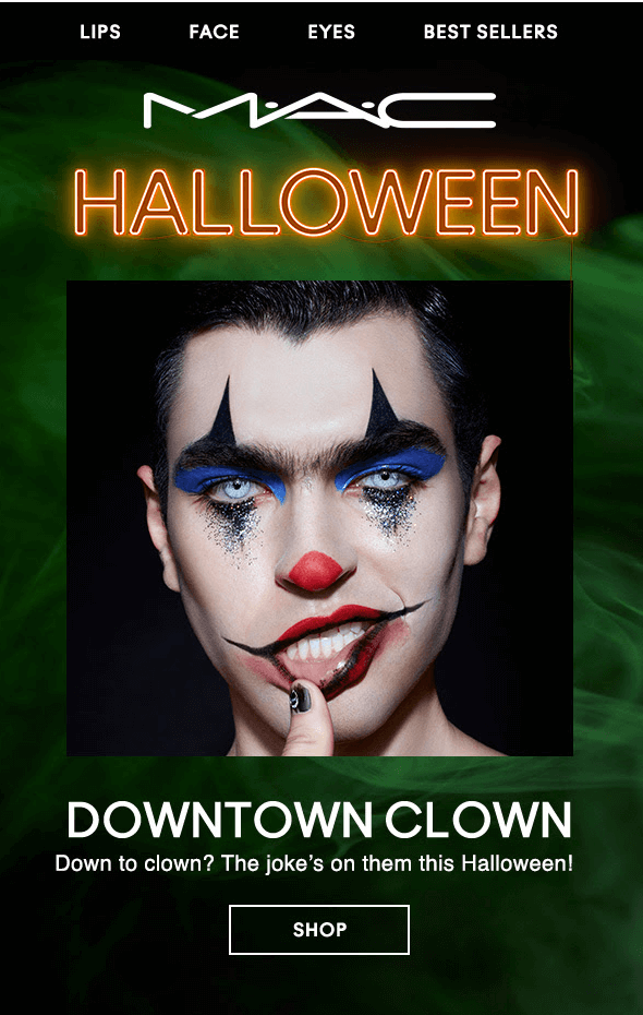 MAC Halloween Inspiration Email